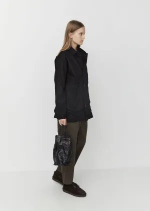 Leather Drawstring Tote