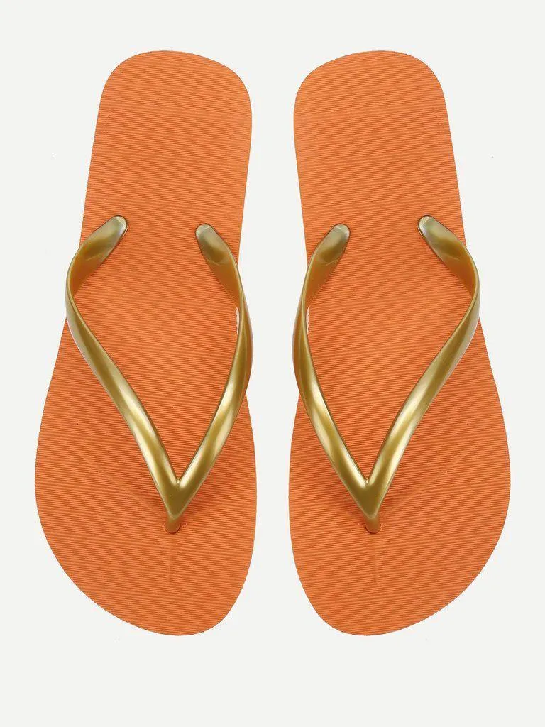 Letter Toe Post Sandals