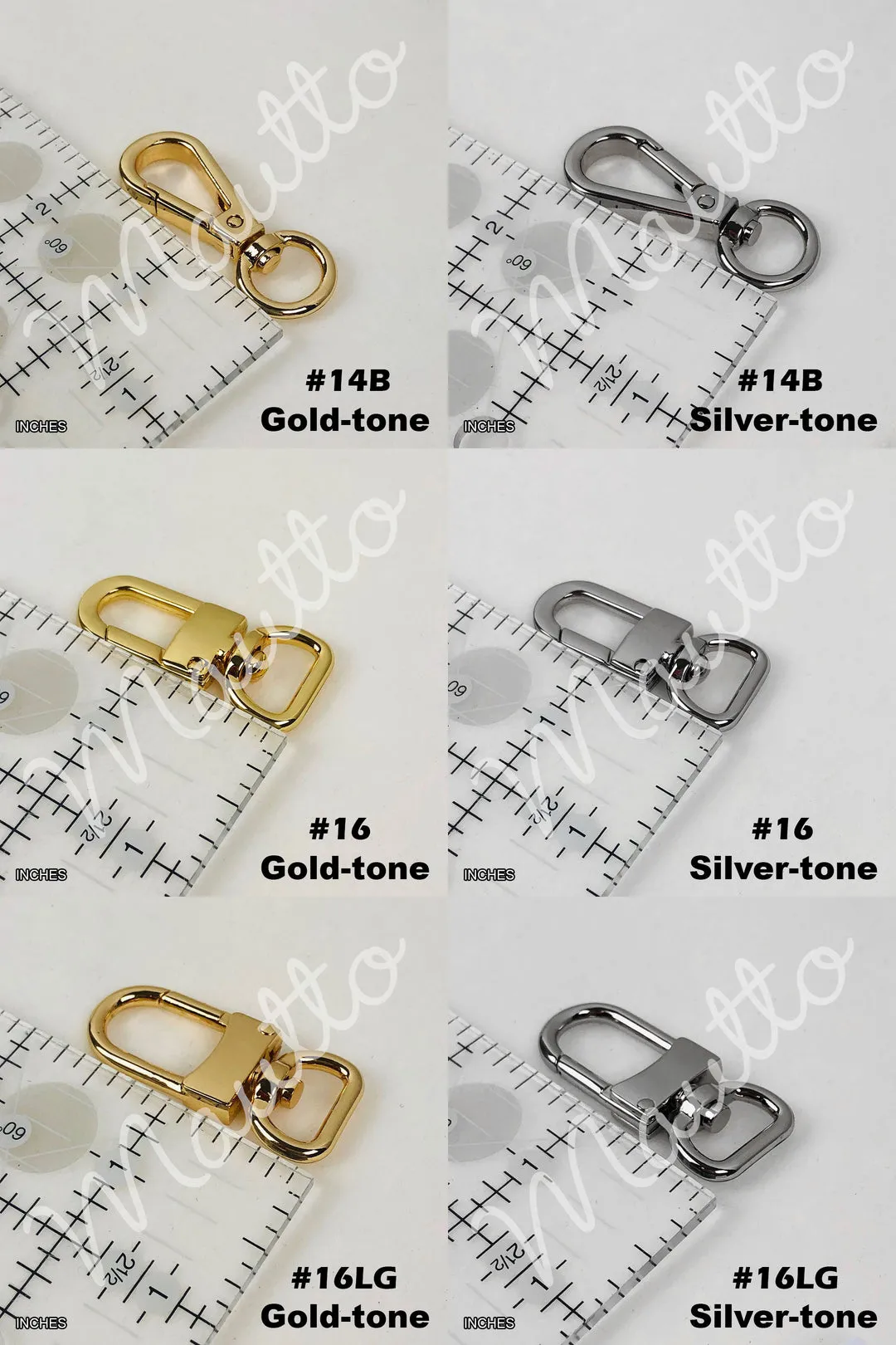 Metallic Silver Leather Strap for Petite & Small Bags, Purses, SLGs, Handbags - Choose Length & Hardware Finish