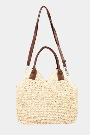 Mia Crossbody Straw Bag