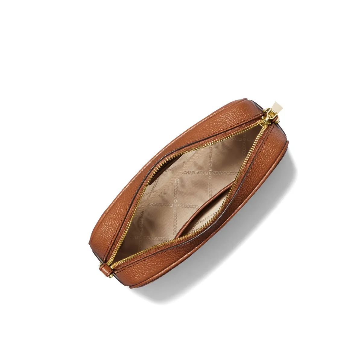 Michael Kors - Ginny Gold Luggage Crossbody Bag - 32F7GGNM8L - LUGGAGE