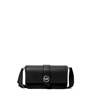 Michael Kors - Greenwich Silver Black Mini Crossbody Bag - 32S3SGRC1L - BLACK