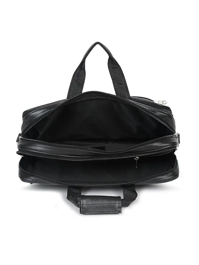 Mindesa Golden File Bag Black Shoulder Bag  (Black, 24 L)
