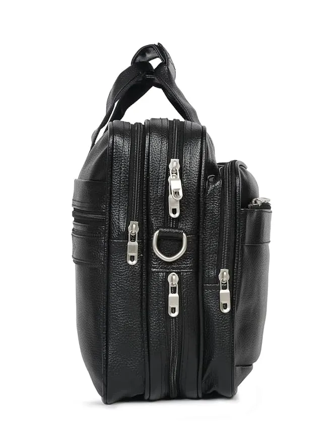 Mindesa Golden File Bag Black Shoulder Bag  (Black, 24 L)