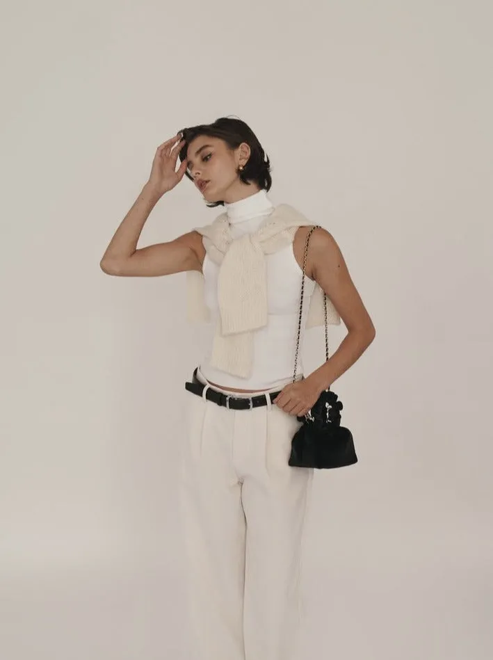 Mini Black Velvet Cloud Bag(Final Sale)