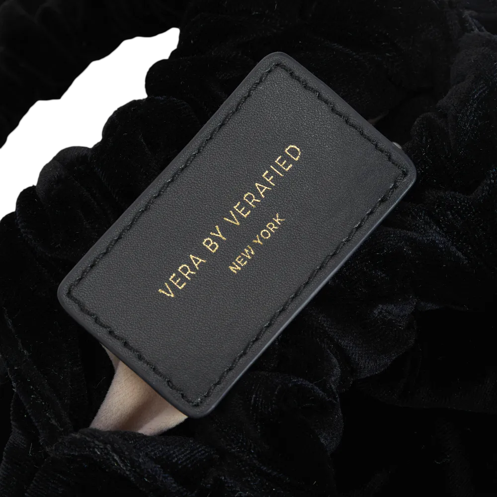 Mini Black Velvet Cloud Bag(Final Sale)