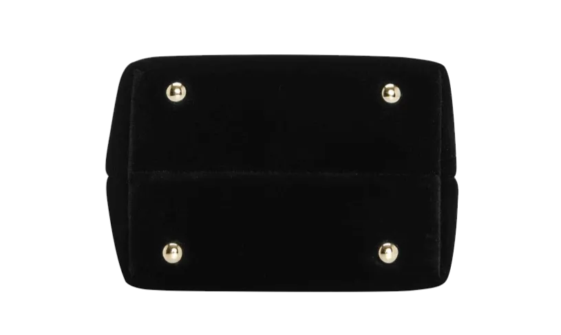 Mini Black Velvet Cloud Bag(Final Sale)