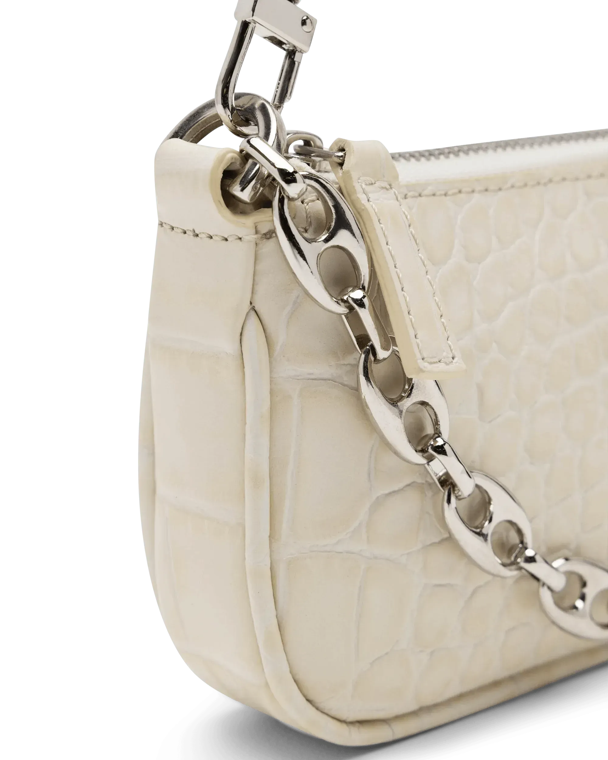 Mini Rachel Croc-Effect Shoulder Bag