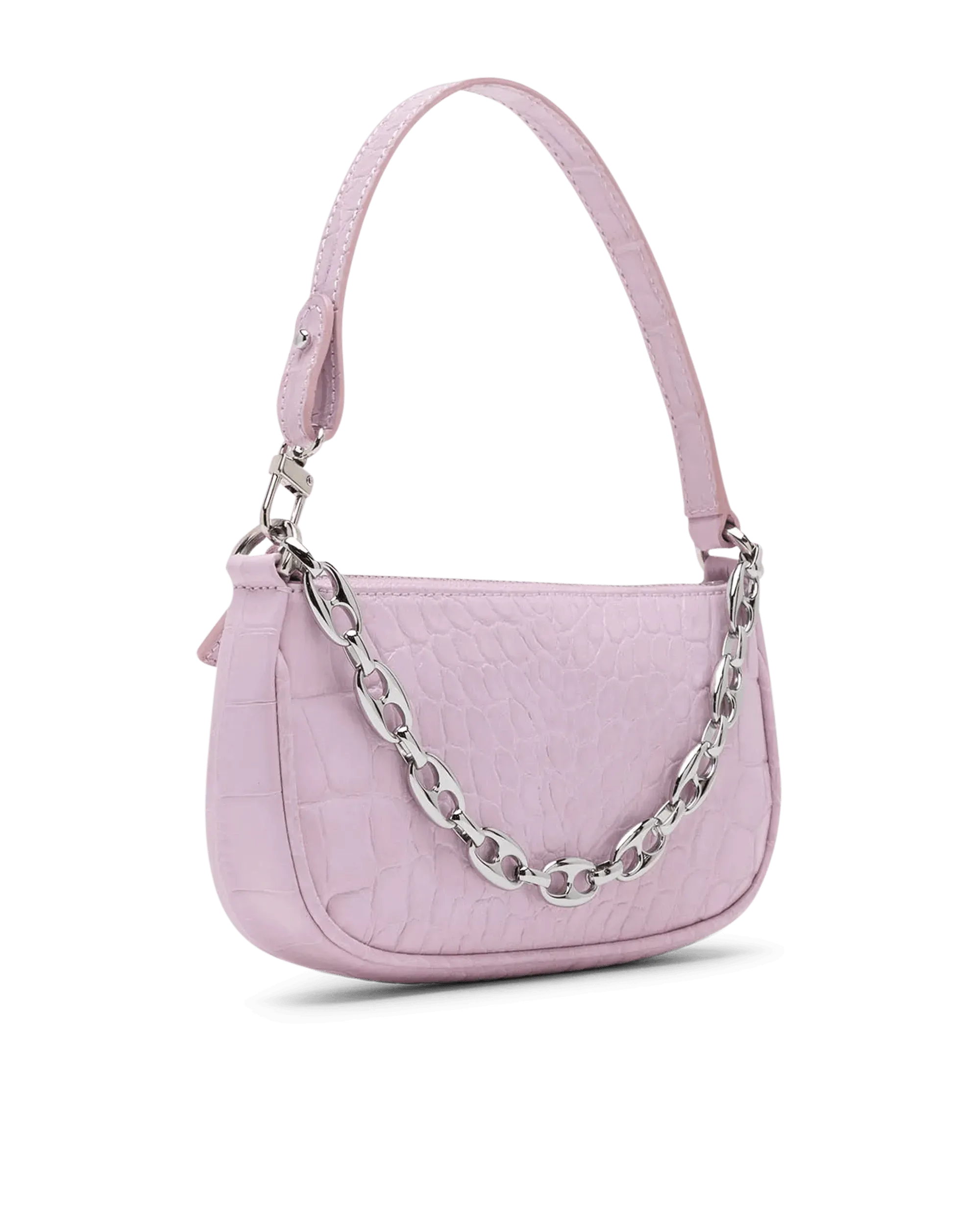 Mini Rachel Croc-Effect Shoulder Bag