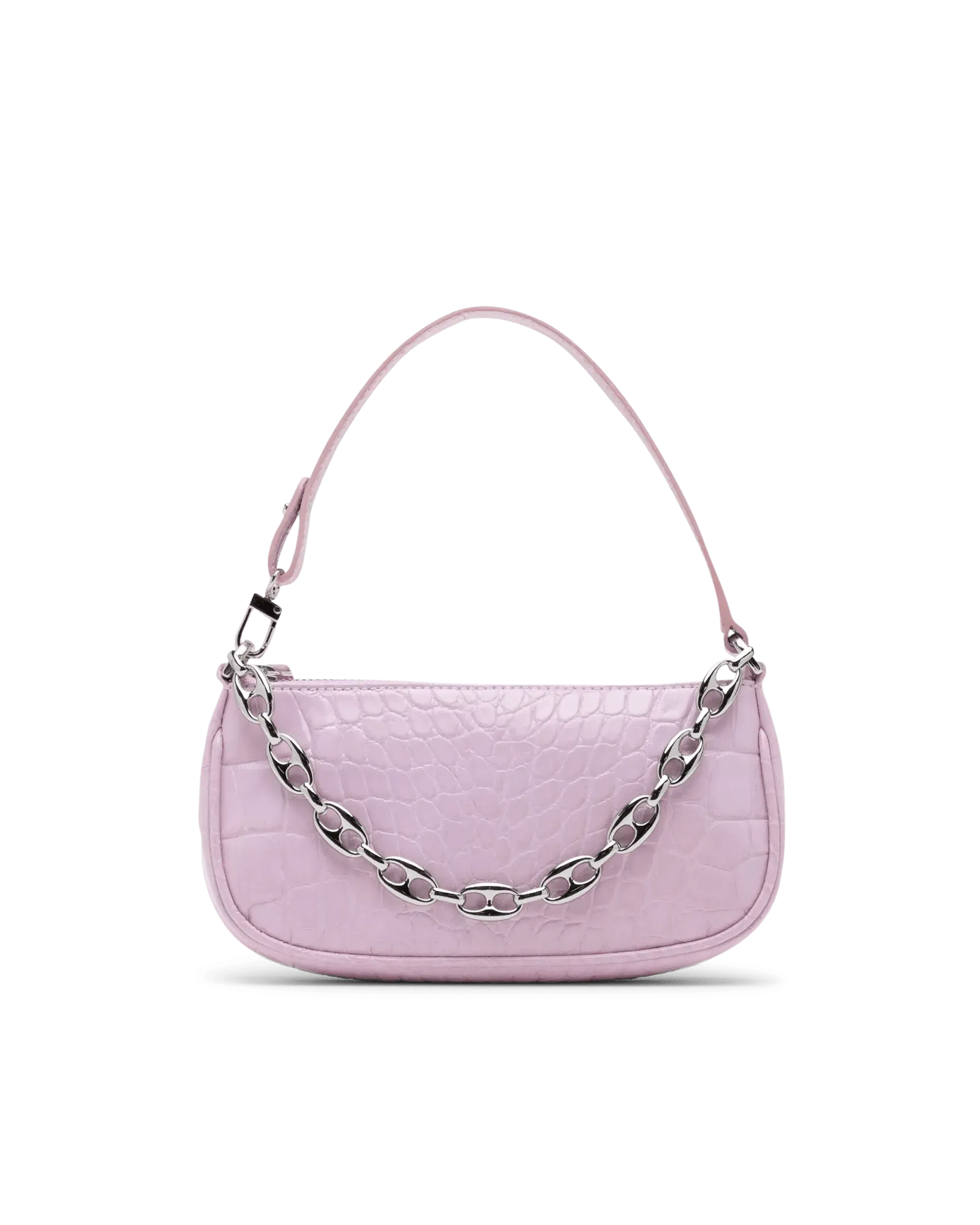 Mini Rachel Croc-Effect Shoulder Bag