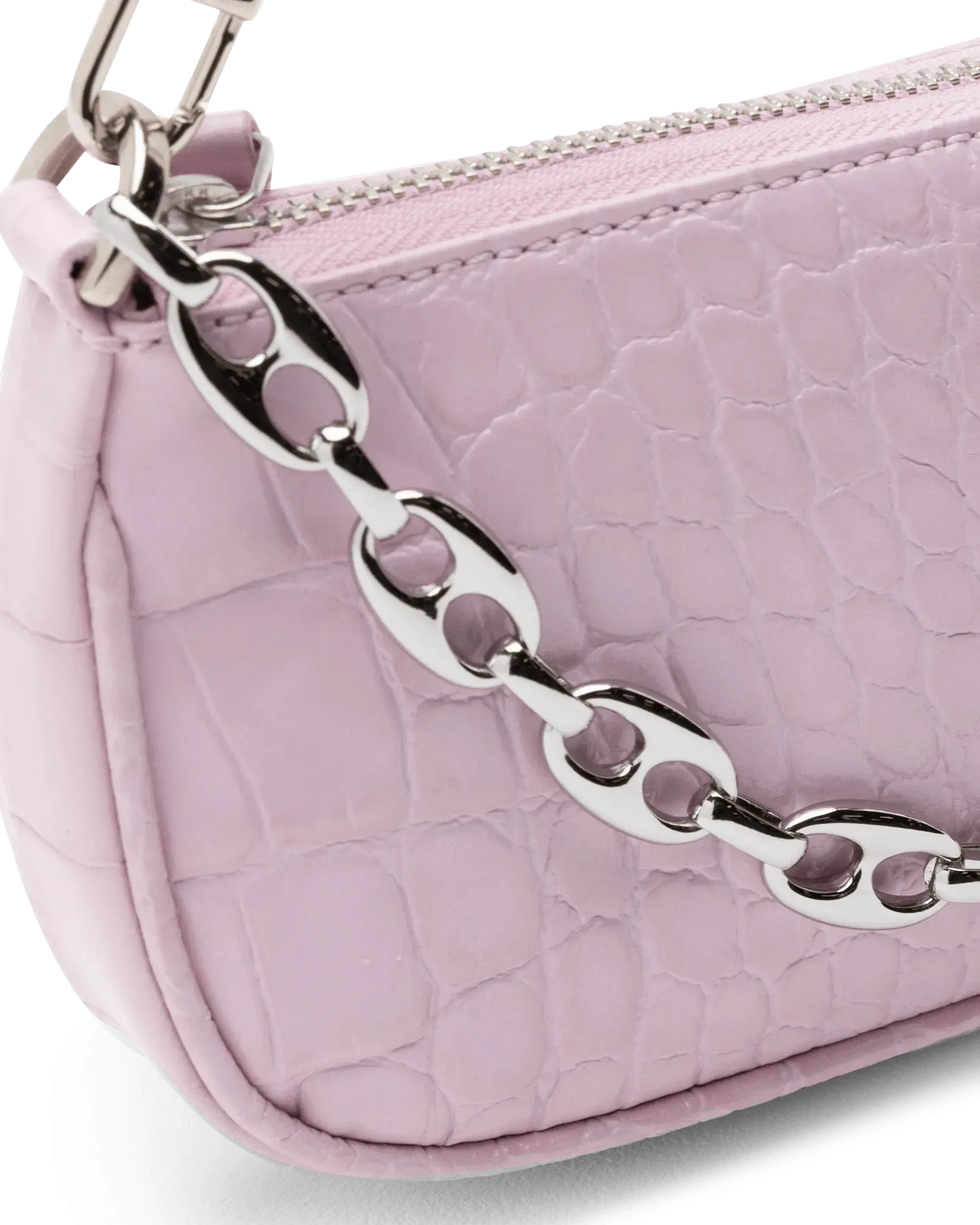 Mini Rachel Croc-Effect Shoulder Bag