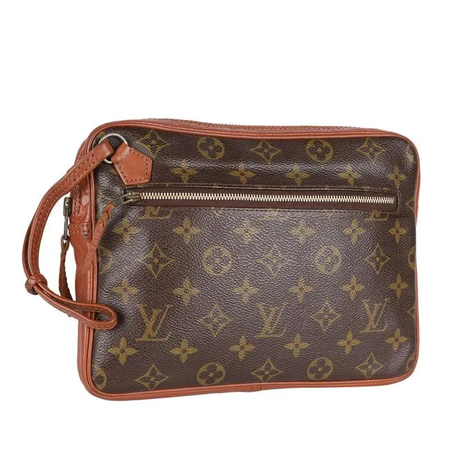 Monogram Wristlet Clutch