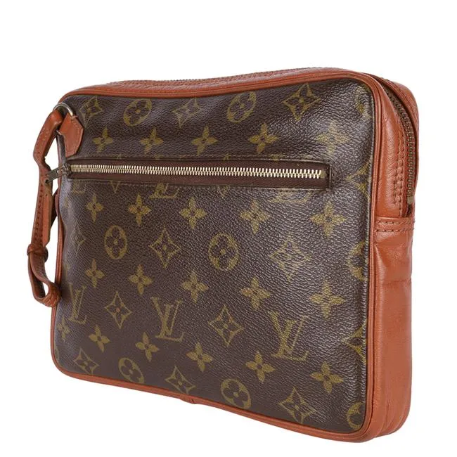 Monogram Wristlet Clutch