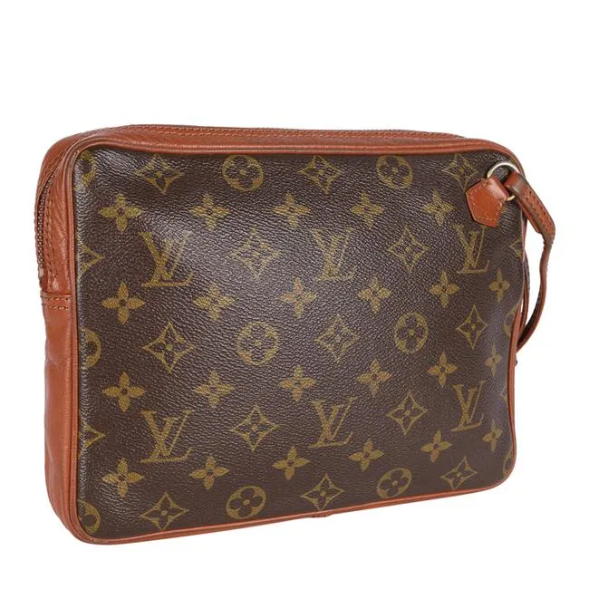 Monogram Wristlet Clutch