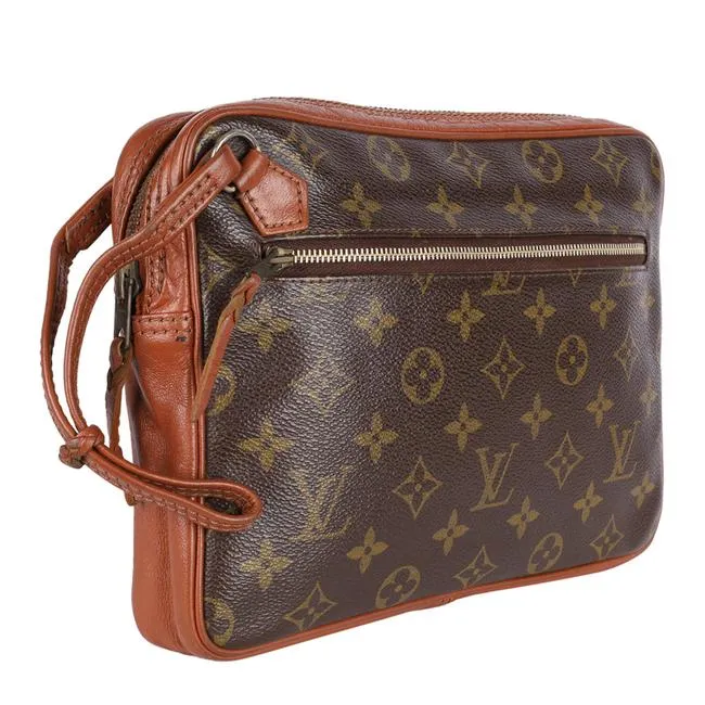Monogram Wristlet Clutch