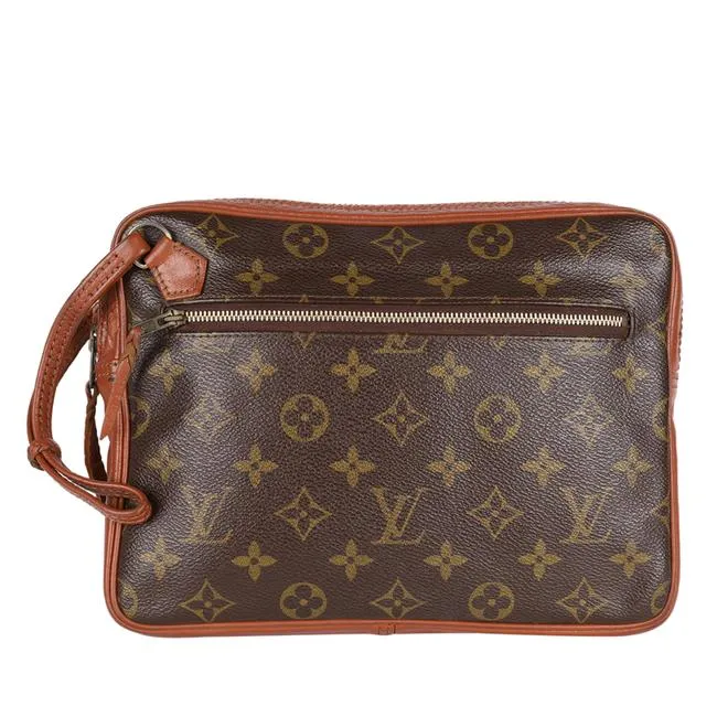 Monogram Wristlet Clutch