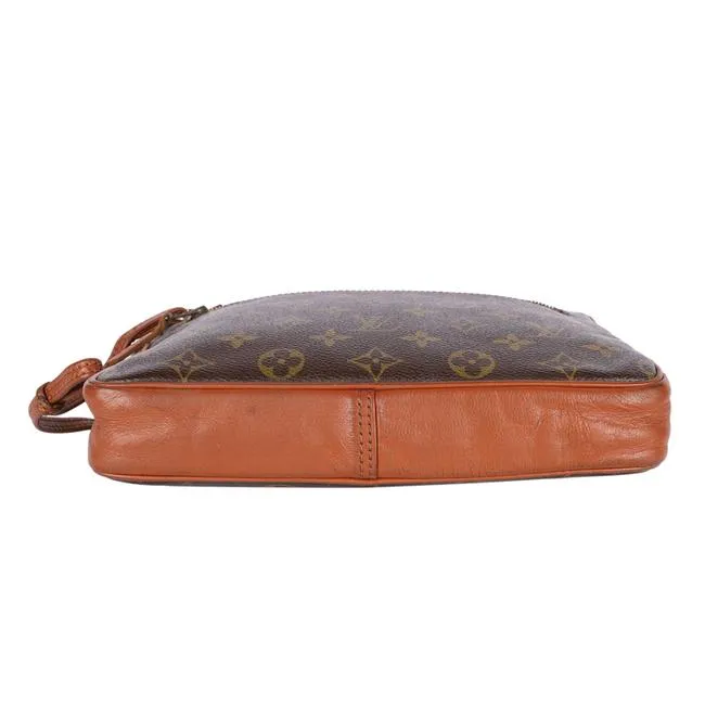 Monogram Wristlet Clutch