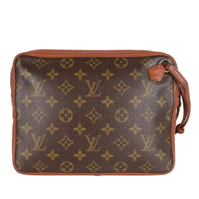 Monogram Wristlet Clutch