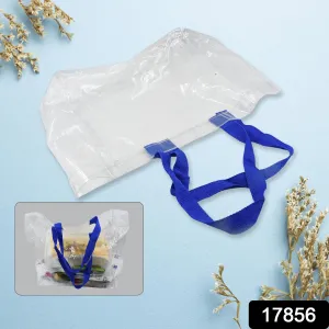 Multifunction Transparent Bag with Handle, 1 Pc