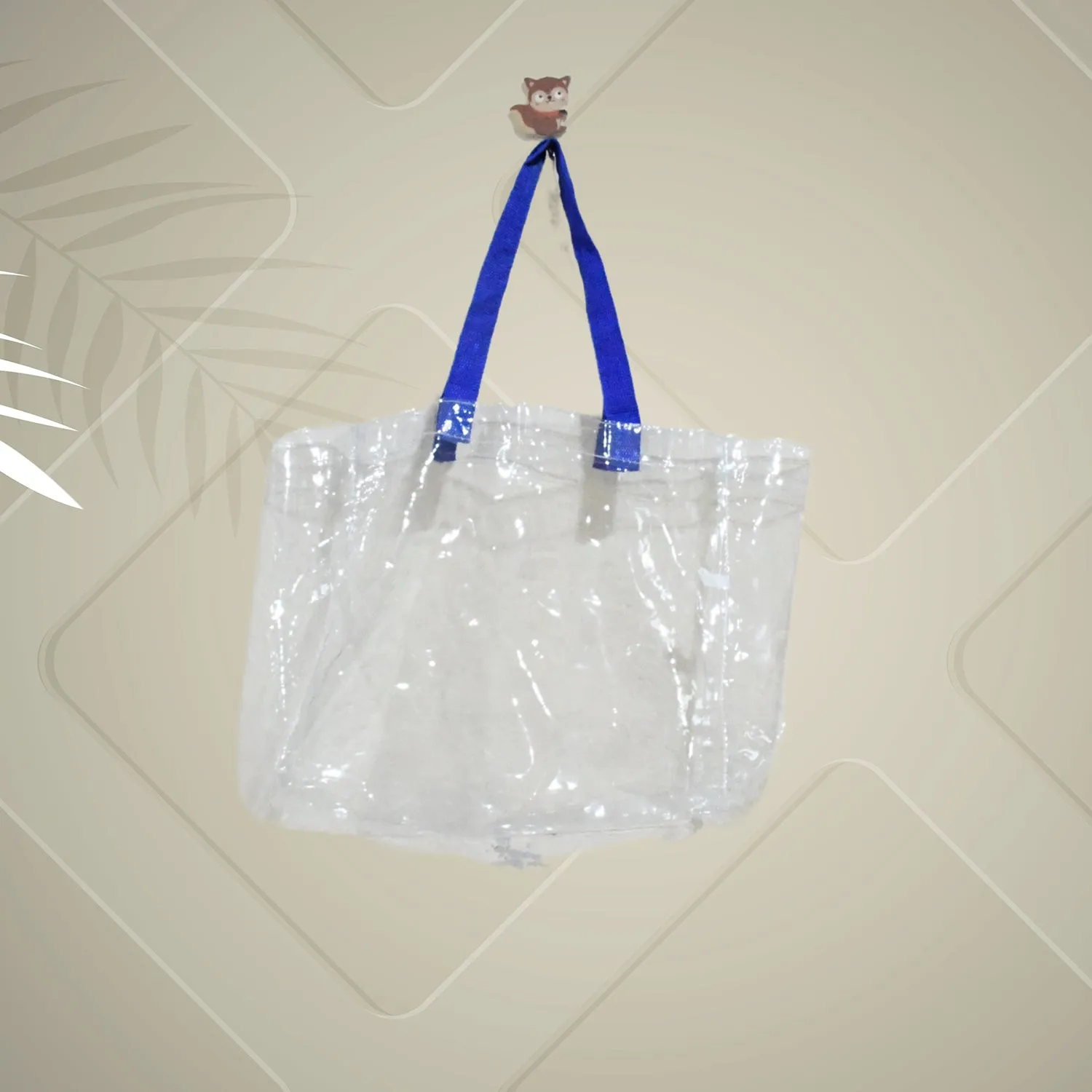 Multifunction Transparent Bag with Handle, 1 Pc