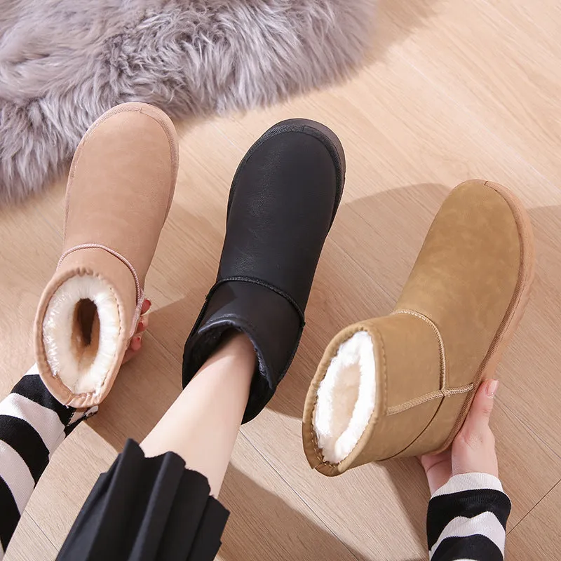 Nanccy Waterproof Warm Fashionable Comfortable Short Boots