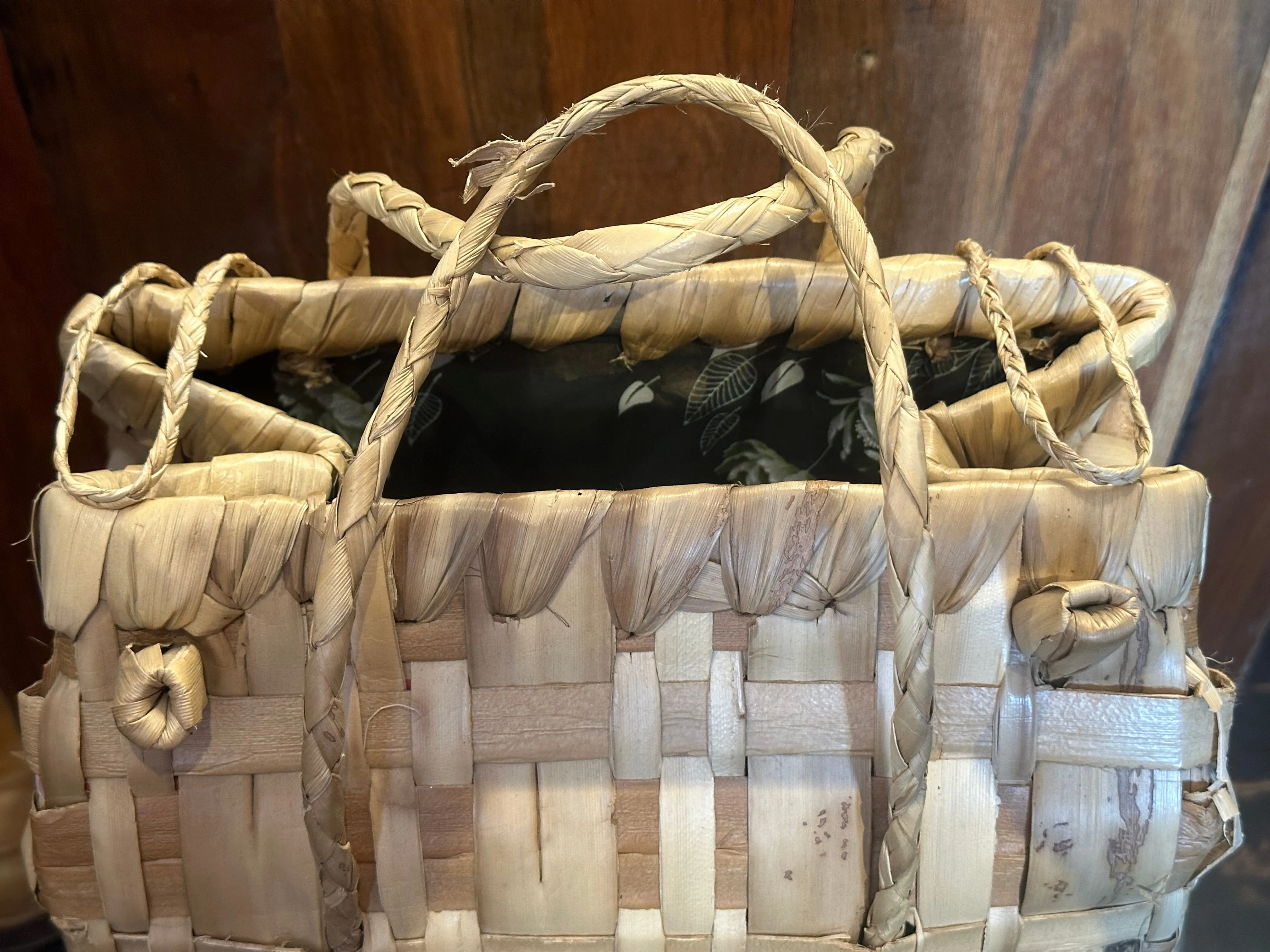 Natural Banana Leaves Tote