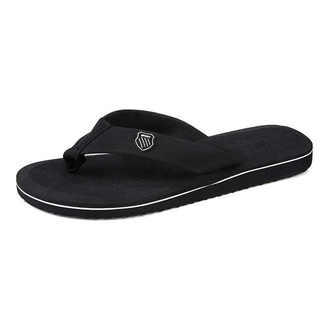 New Arrival Summer Men Flip Flops High Quality Beach Sandals Anti-slip Zapatos Hombre Casual Shoes A10