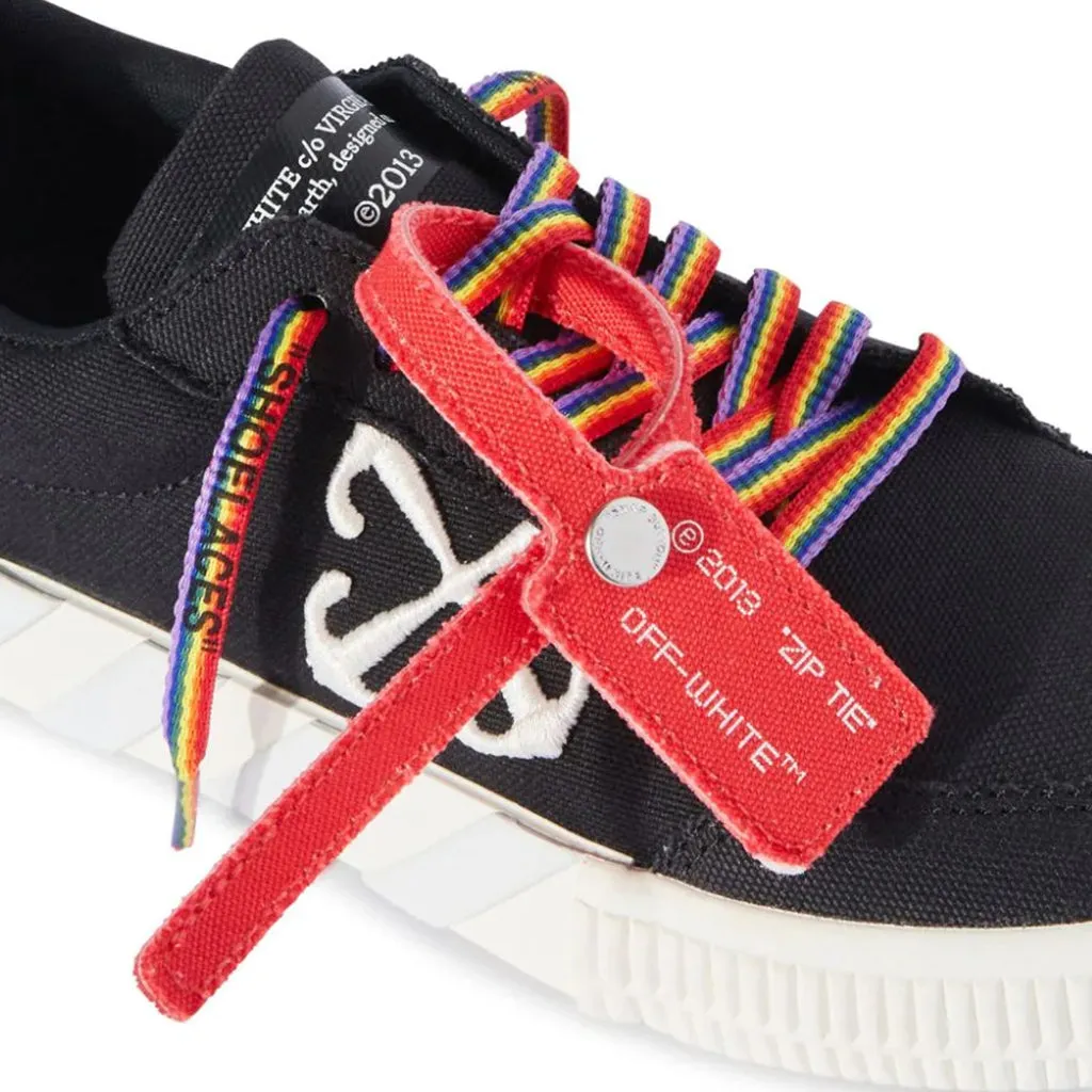 Off-White Kids Vulcanized Lace Up Sneakers