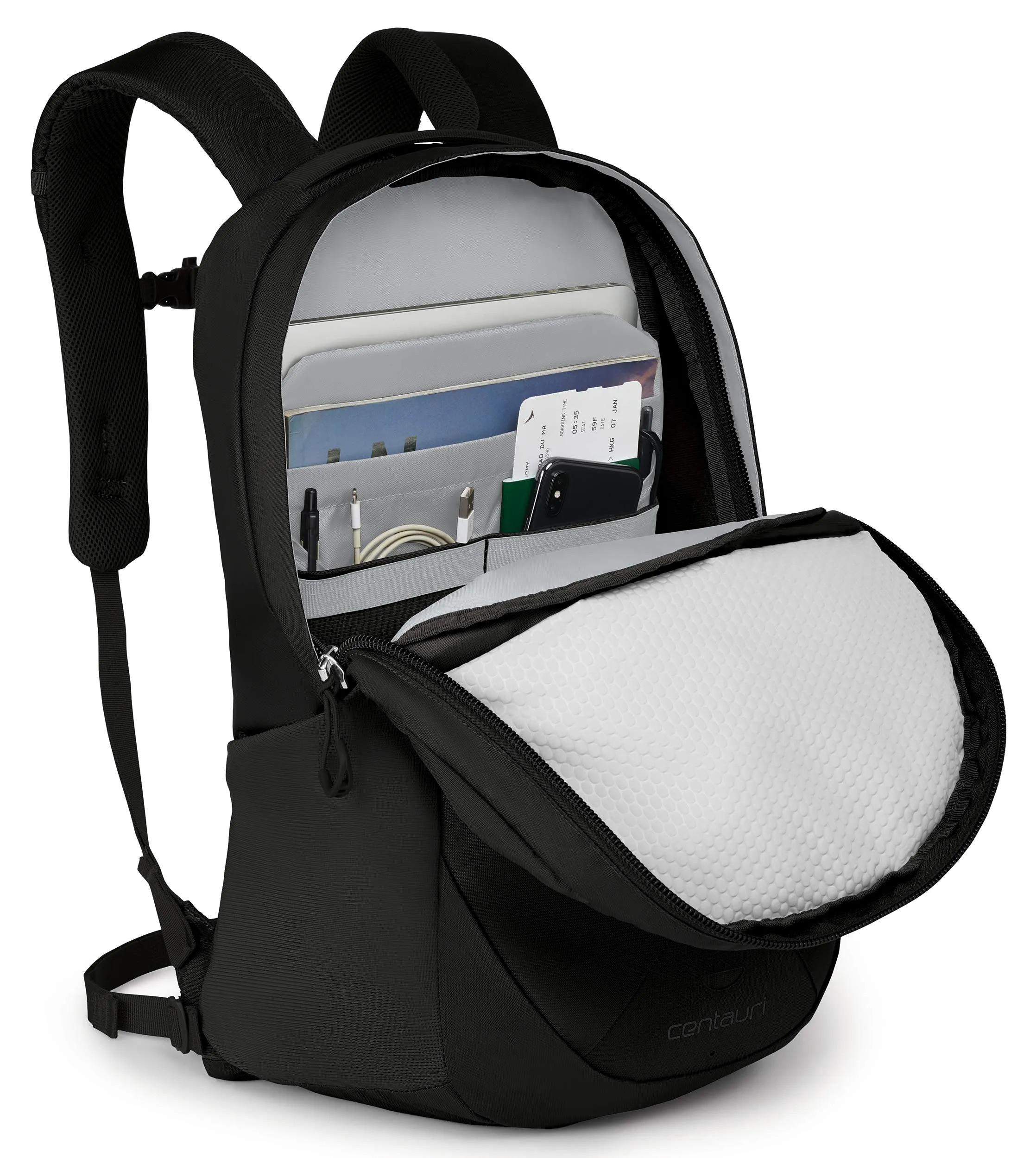 Osprey Packs Centauri Laptop Backpack, Black