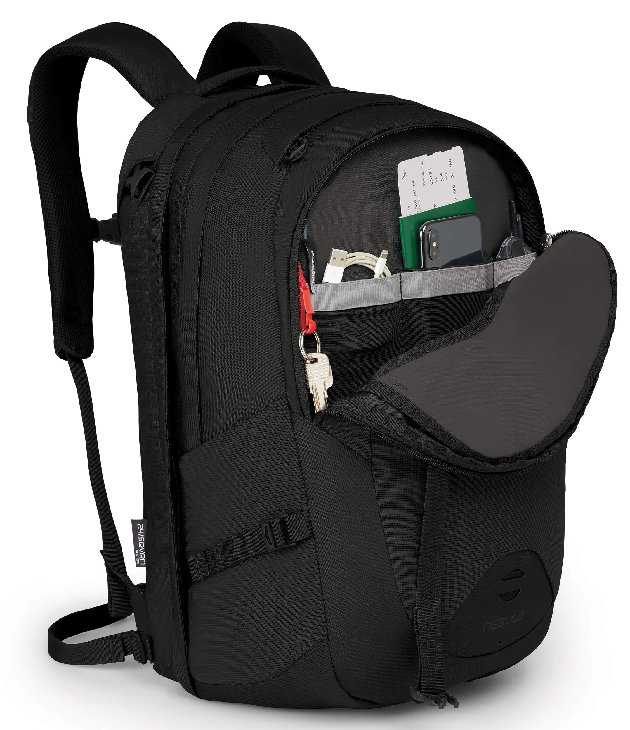 Osprey Packs Nebula Men's Laptop Backpack, Black