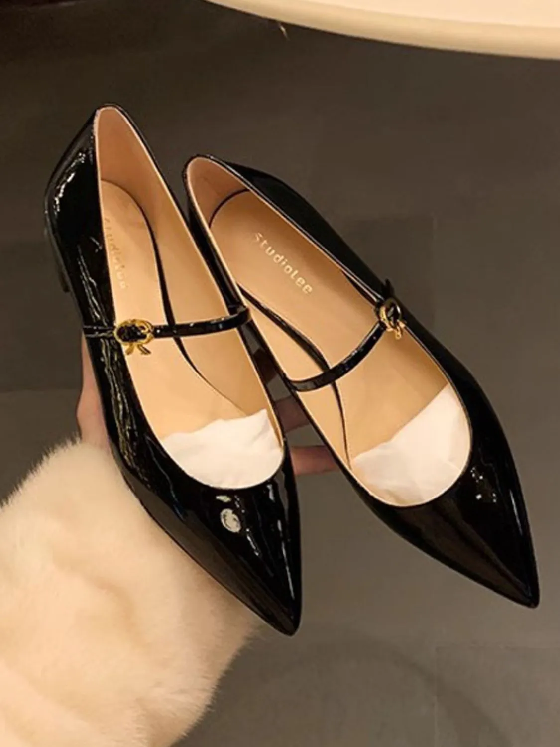 Point Toe Flat Slip-Ons