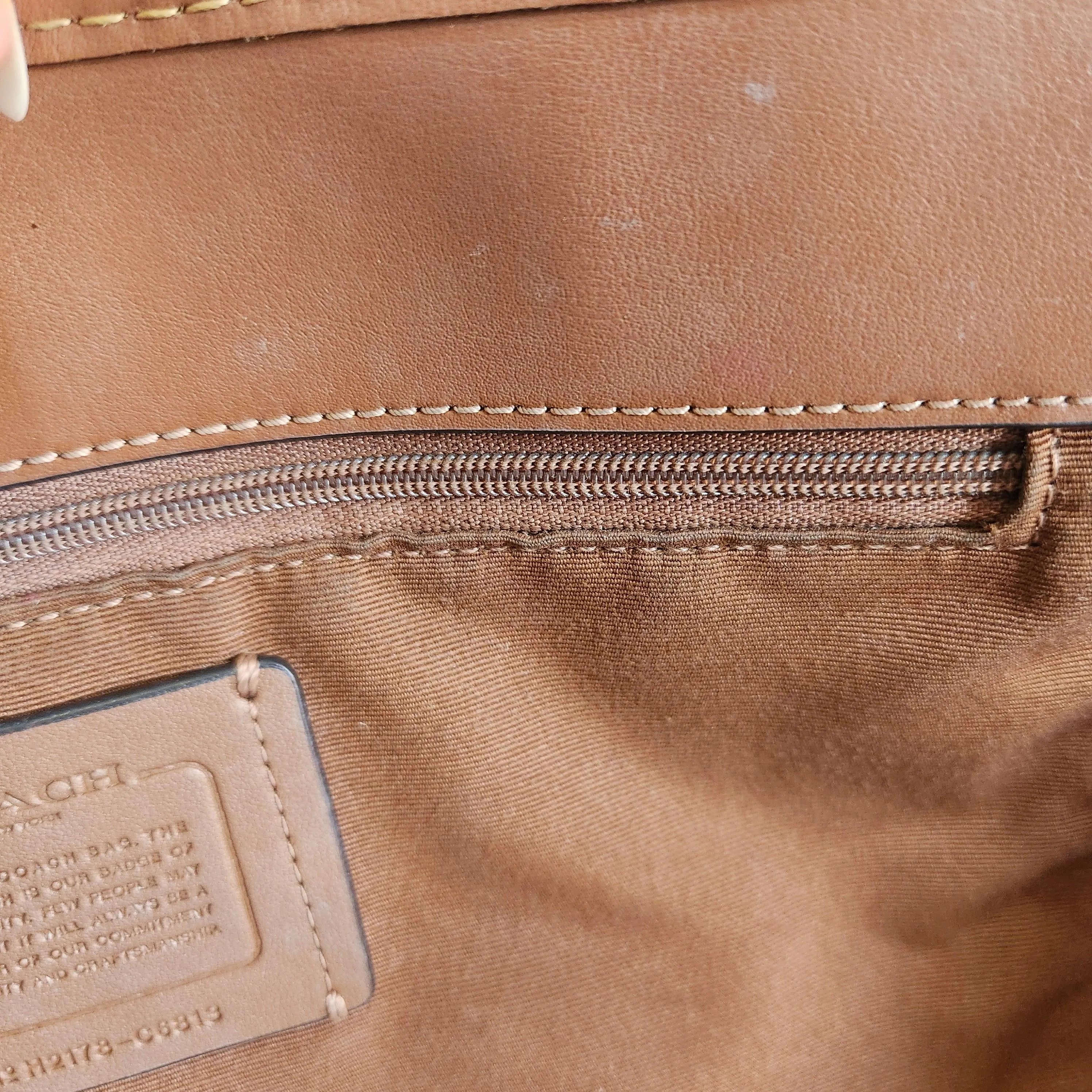 Pre-Loved Treasures - Coach Rainbow Signature City Tote