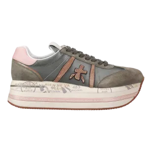 Premiata for Women Khaki/Pink Beth-6956