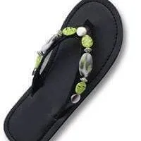 "WILD THING-GREEN"  - INTERCHANGEABLE WOMEN'S SANDAL SNAP