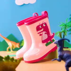 Rain Boots Kids Pink Dinosaur