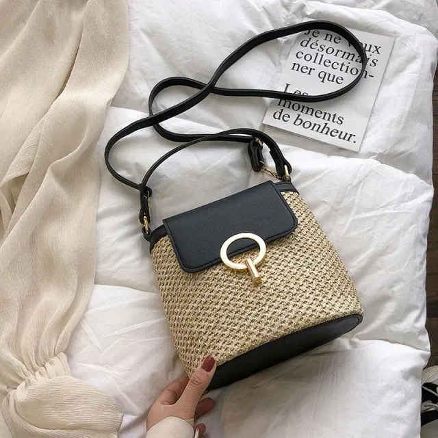 Rattan Beach Travel Purses & Handbags Shoulder Bag