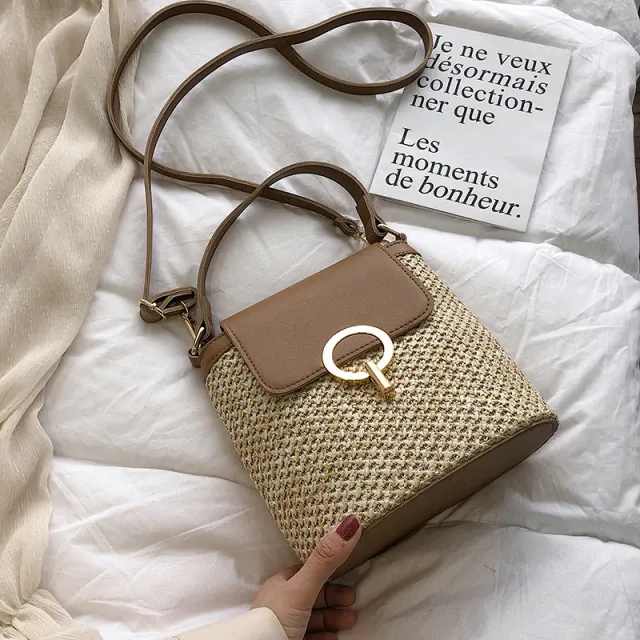 Rattan Beach Travel Purses & Handbags Shoulder Bag