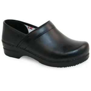 Sanita Aubrey PU-coated Leather Chef Clog