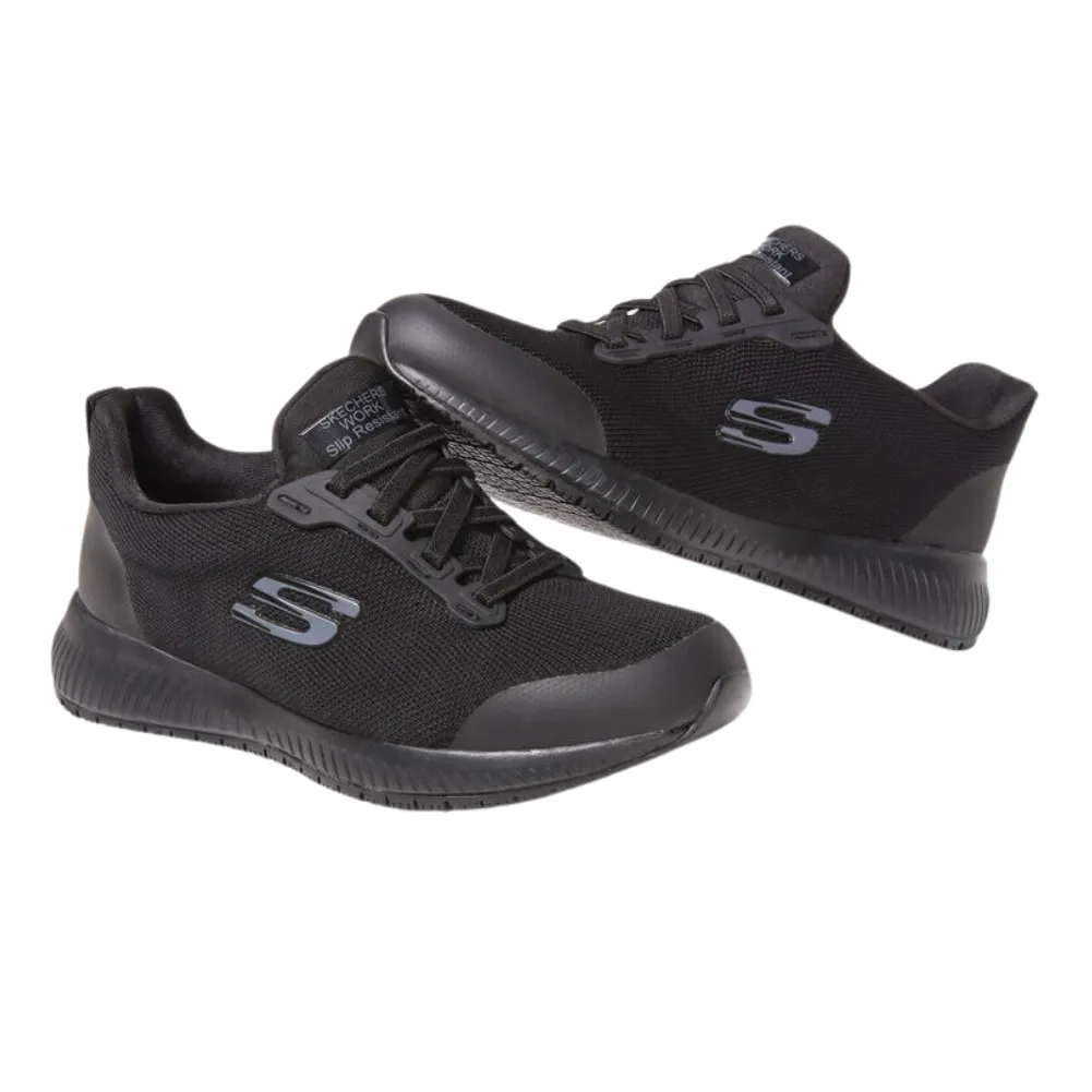 Skechers Work Shoe: Squad SR - Black