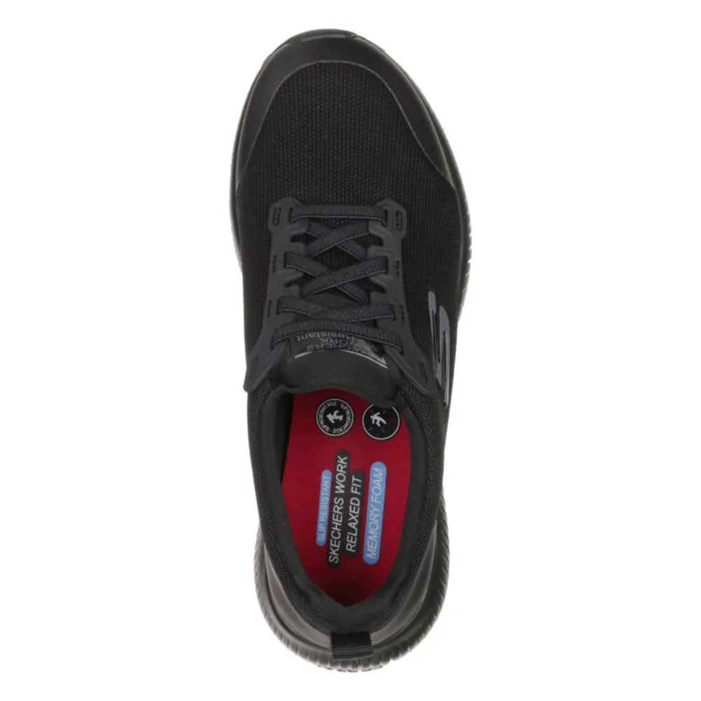Skechers Work Shoe: Squad SR - Black