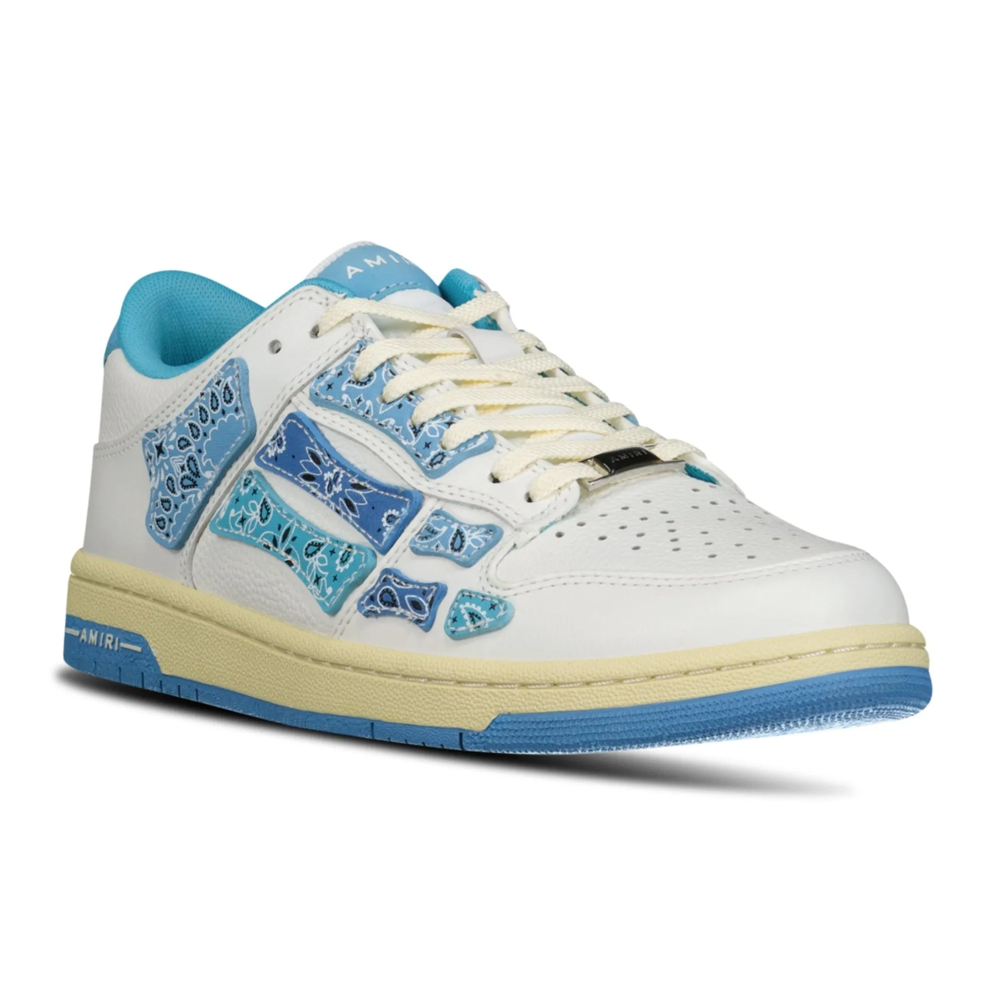 Skeleton Low Top Bandana Trainers Blue