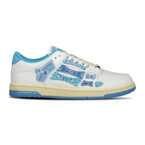 Skeleton Low Top Bandana Trainers Blue