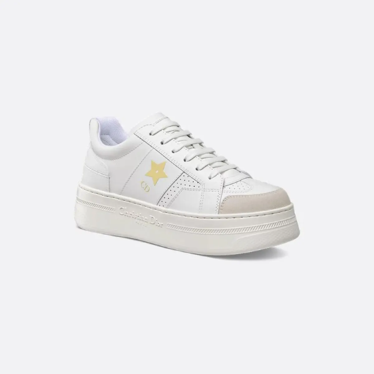 Star Platform Sneaker Suede Calfskin
