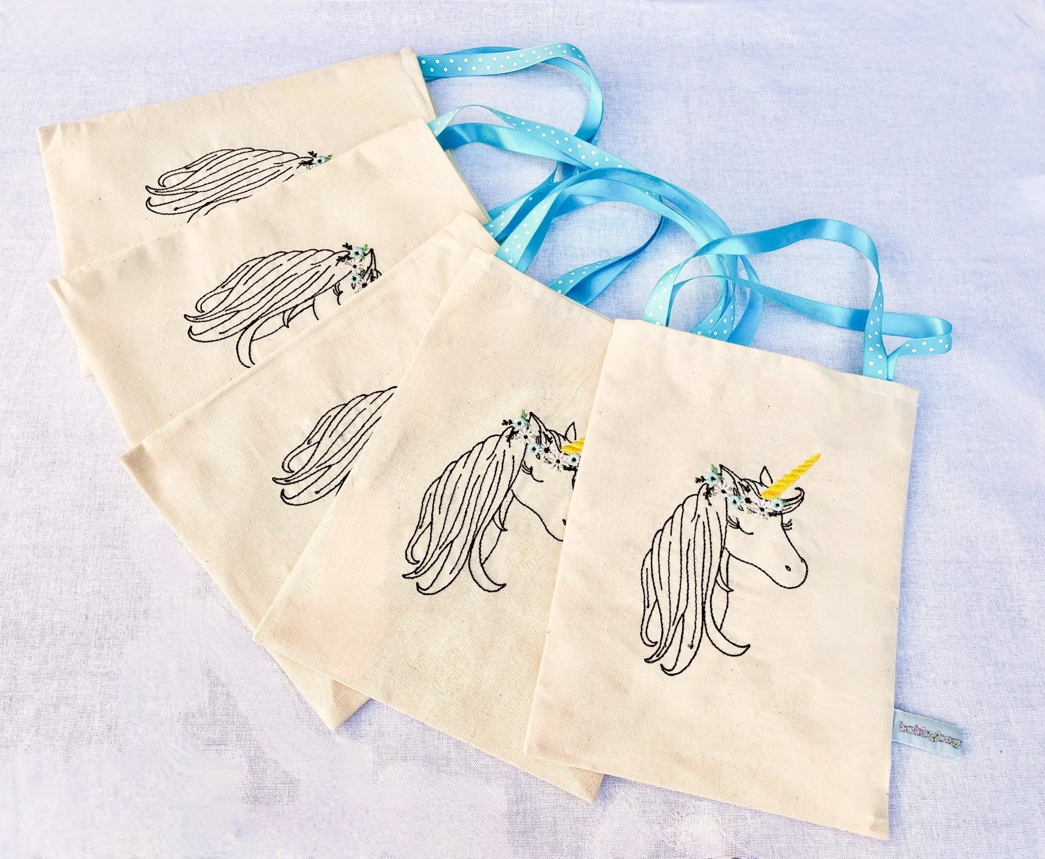 Unicorn Cotton Party Bags