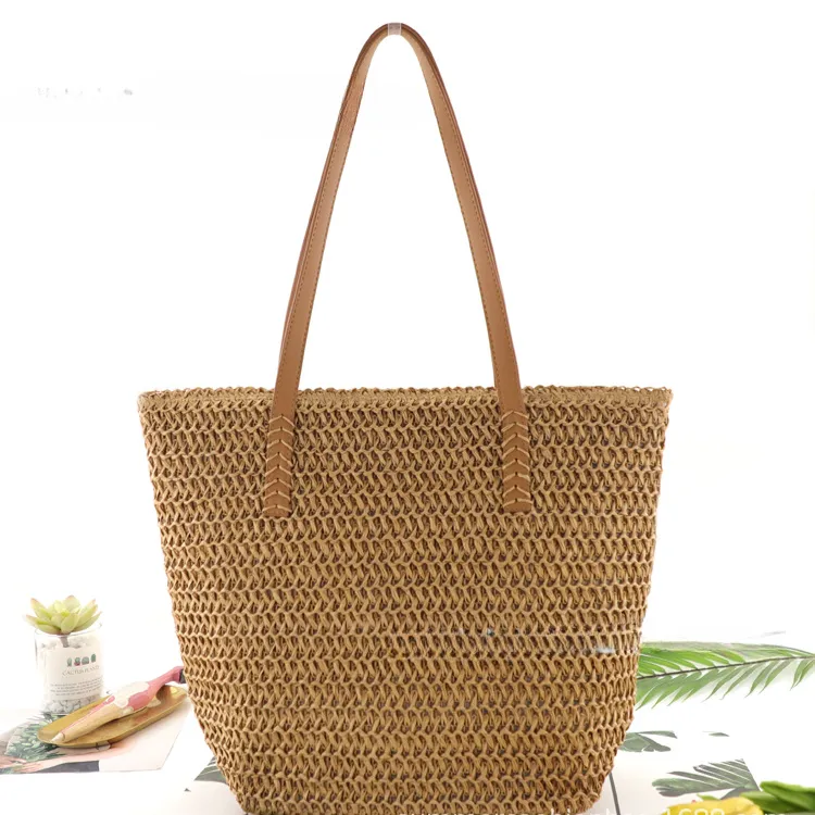Wholesale Straw Woven Beach Bags