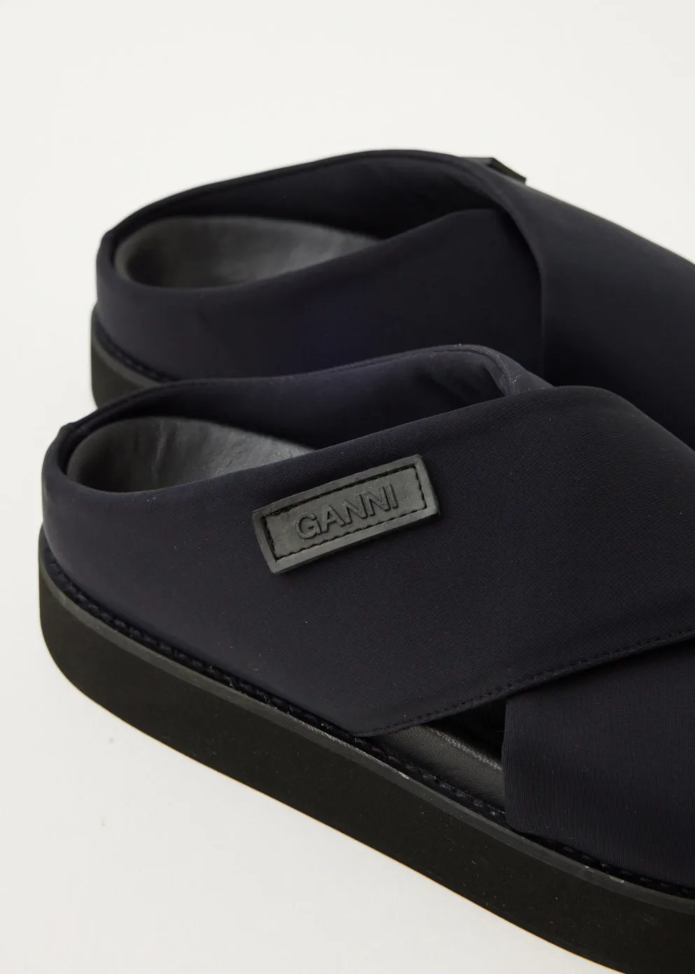 Wide Welt Crossover Sandals