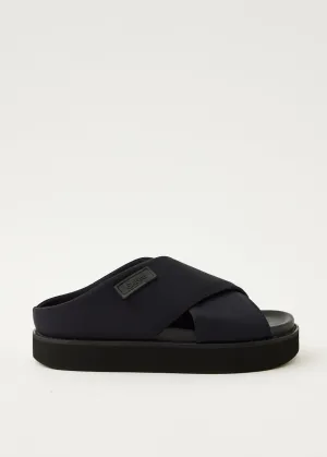Wide Welt Crossover Sandals