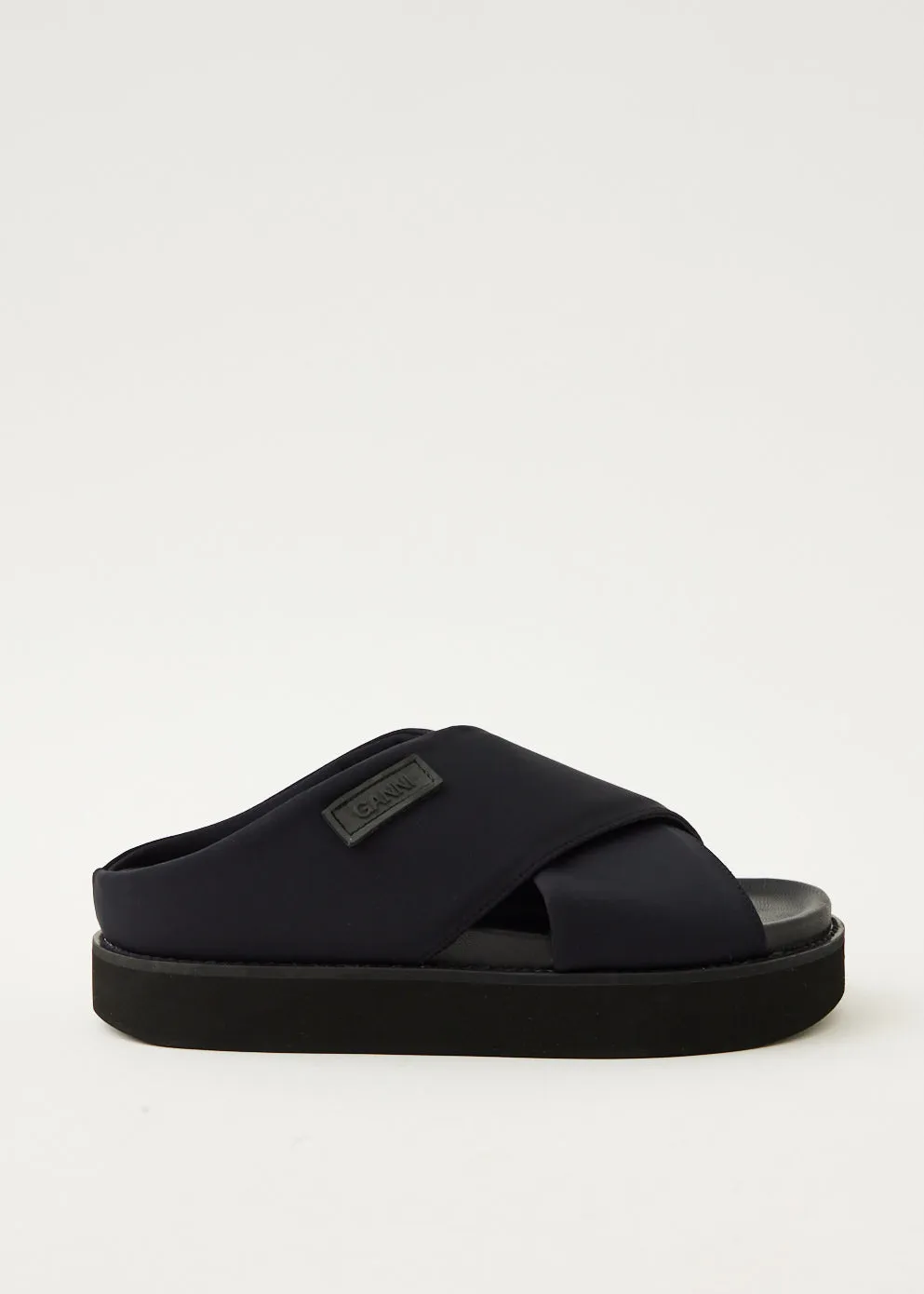 Wide Welt Crossover Sandals