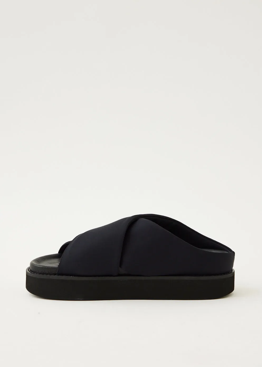 Wide Welt Crossover Sandals