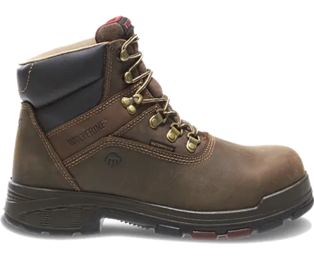 Wolverine W10314 Men's Cabor 6" EPX Waterproof Composite-Toe EH Boots - Brown